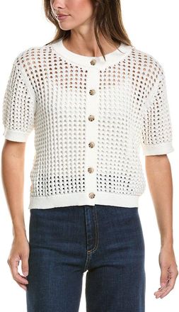 CeCe by Cynthia Steffe Cece Texture Mesh Cardigan