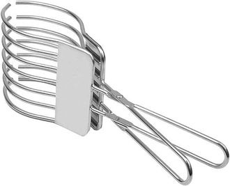 OEM Affettatrice Manuale Per Carne - Pinza Da Cucina Per Tagliare - Affettatura E Grigliatura Sicure - Acciaio Inossidabile Resistente - Lunghezza 25 Cm