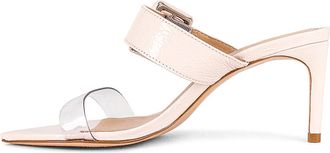 Generic Pink,8.5 UK,Slingback Pumps for Womens Open Toe Stiletto High Heels Mule Two Strap Slip On Sandals Wedding Prom Party Dressy Shoes