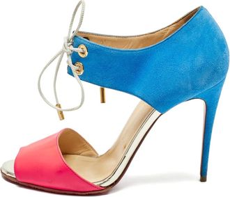 Christian Louboutin Sandali stringati - Blu