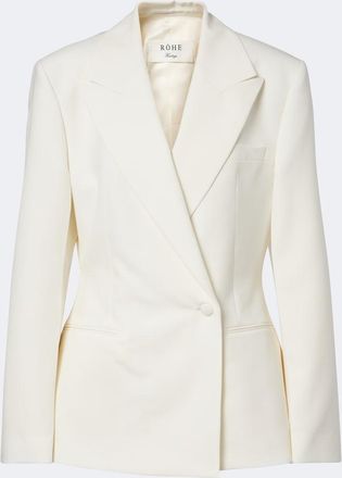 R&oacute;he R&oacute;he Double-breasted virgin wool blazer