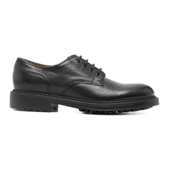 Doucal's Instappers - Heren - Nette schoenen - Zwart - 46 EU - Leer - Schoenen