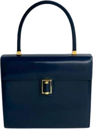 Gucci Pre-owned Handbags, female, Blue, Size: ONE SIZE Pre-owned Leather gucci-bags