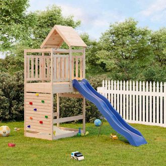 vidaXL Parque Infantil De Exterior Madera Maciza De Pino Vidaxl