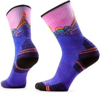 Smartwool Hike Targeted Cushion Sunrise Crew Wandersocken f&uuml;r Damen | lila