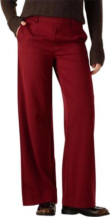 Object Object, Broeken, Dames, Rood, S, Leer, Objlisa Wide Pant