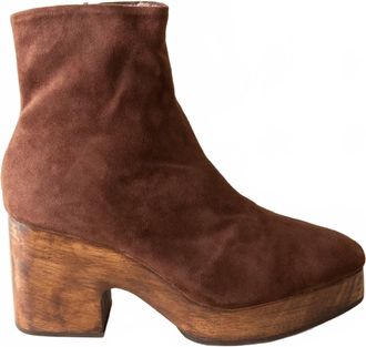 Huma Blanco Womens Elianna Boots In Chocolate Suede
