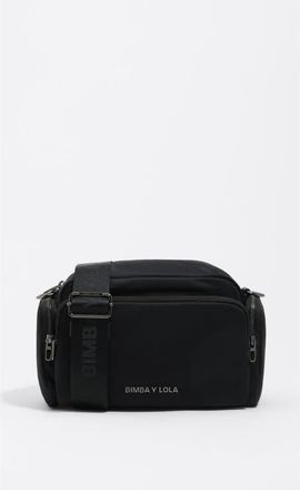 Bimba & Lola Nylon Pocket Rectangular Crossbody Bag in Black at Nordstrom