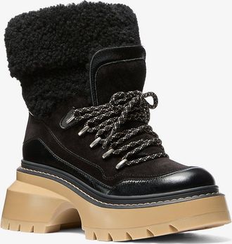 Michael Kors Shiloh Mixed-Media Boot