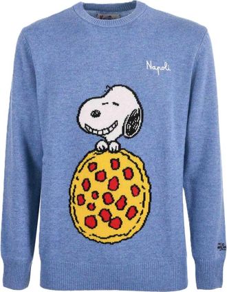 MC2 Saint Barth Heron Sweatshirt - Heren - Ronde hals truien - Blauw - S - Truien & Vesten