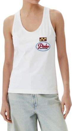 Pinko Mujer, Camisetas, Blanco, Talla: XS