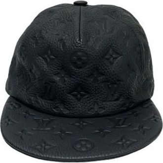 Louis Vuitton Pre-owned Cotton hats - Heren - Vintage Accessoires - Zwart - ONE Size - Katoen - Vintage