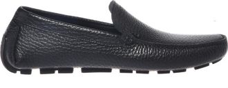 Baldinini Tumbled Leather Loafer - Heren - Loafers - Zwart - 40 EU - Leer - Schoenen