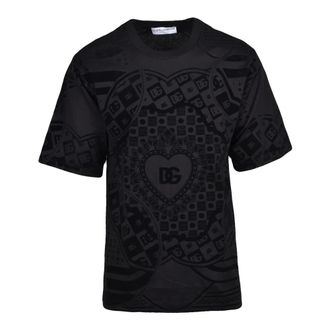 Dolce & Gabbana Heren, Tops, Zwart, Maat: S Katoen