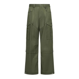 Off-white Elegant White Trousers - male - Off White - Straight Trousers - Green - L - Trousers
