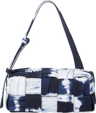 Bottega Veneta Cassette Schoudertas - Dames - Schoudertassen - Blauw - ONE Size - Denim - Tassen
