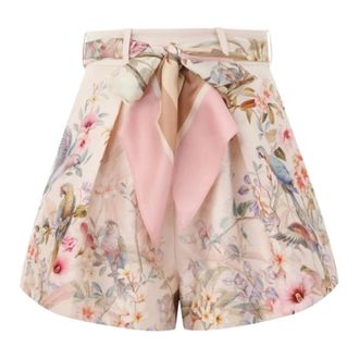 Zimmermann Short Shorts, female, Multicolor, Size: L Rebellion Tuck Short