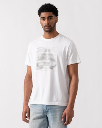 Moose Knuckles Mens Raydaze T-Shirt in White Cotton - Size Medium