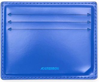 Ader Error Wallets & Cardholders, unisex, Blue, ONE SIZE, Blue Logo Card Wallet