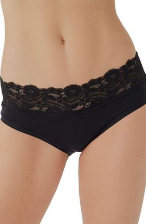 Pact Lace Waist Brief 3-Pack in Black at Nordstrom, Size Xx-Large