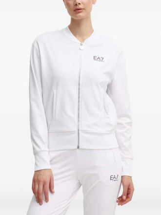 Emporio Armani Tuta intera con zip - Bianco