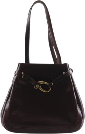 Bally Tweedehands leren handtassen - Dames - Vintage Schoudertas - Bruin - ONE Size - Vintage