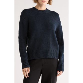 Vince Rib Drop Shoulder Crewneck Sweater in Coastal at Nordstrom Rack, Size X-Small