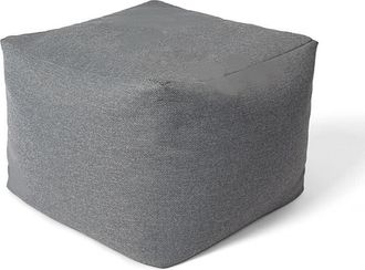 Paco Home Paco Home Puf Pera Interior Y Exterior Sal&oacute;n Coj&iacute;n Asiento Taburete Coj&iacute;n Suelo Antracita 1, 50x50x40