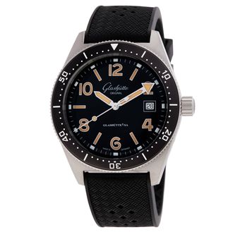 Glash&uuml;tte Original SeaQ Automatic Black Dial Mens Watch 1-39-11-06-60-06