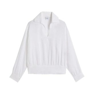 Aspesi Blouses, female, White, Size: 2XS TOP