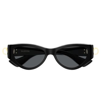 Valentino Sunglasses Vg0014 S 001 Black/Grey Women