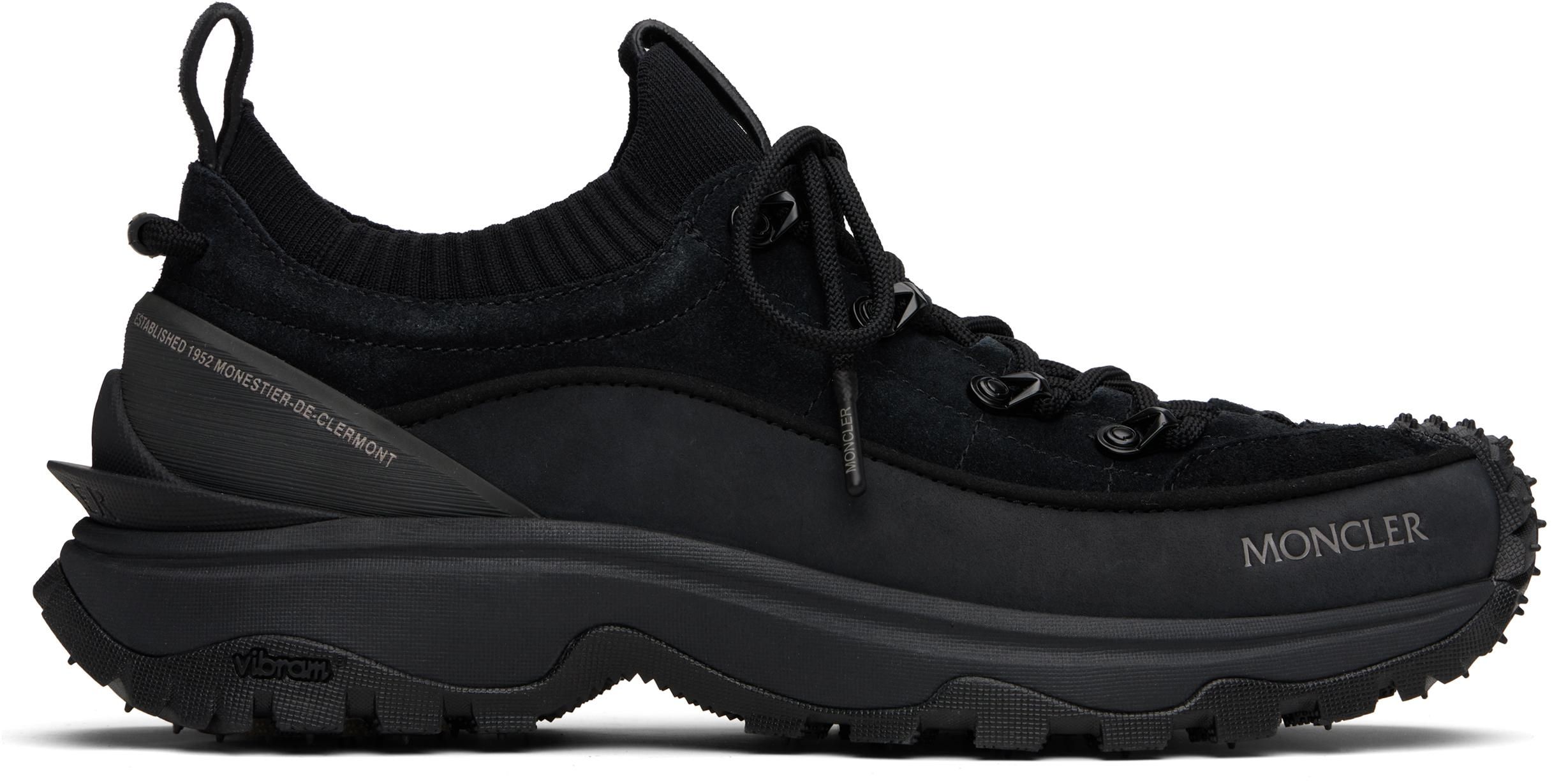 MONCLER☆APRES TRAIL スニーカー UNISEX BLACK Moncler Apres Trail Low Top Sneakers in Black | FWRD