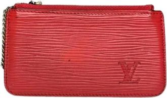 Louis Vuitton Pre-owned Wallets, female, Red, Size: ONE SIZE Pre-owned Leather Wallet