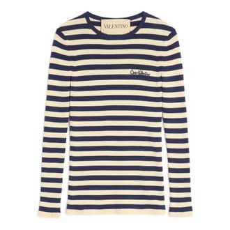 Valentino Sweaters Blue, Neutral