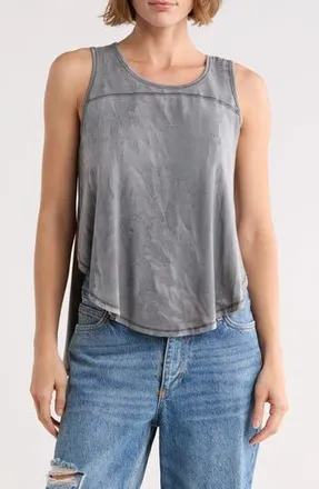 Go Couture High-Low Tank in Moss at Nordstrom Rack, Size X-Large