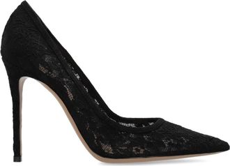 Gianvito Rossi Stilettos Claudia - Dames - Pumps - Zwart - 40 EU - Leer - Schoenen