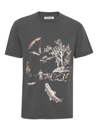 Henrik Vibskov T-shirt met print - Grijs