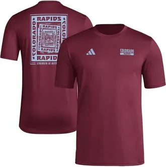 adidas Mens adidas Burgundy Colorado Rapids Local Wrap T-Shirt at Nordstrom, Size Medium