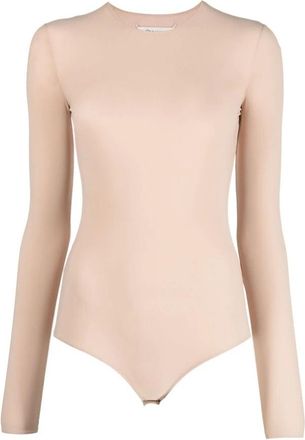 Maison Margiela Technical Jersey Bodysuit - Dames - Bodies - Roze - M - Tops