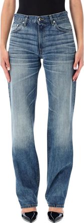 Haikure Blue Tapered High Rise Jeans