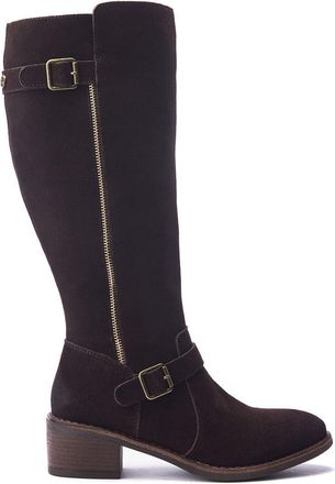 Moda in Pelle Moda in Pelle Womens Senlis Dark Brown Boots Suede - Size EU 37