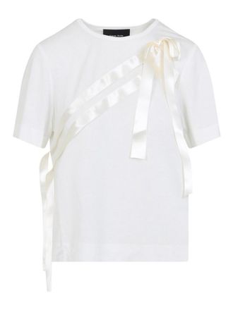 Simone Rocha Bow Sash Easy T-Shirt