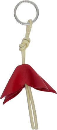 Jil Sander Bedel met bloemblaadjes - Rood