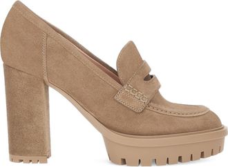 Gianvito Rossi Barry Pumps in Light Brown Suede at Nordstrom, Size 41.5