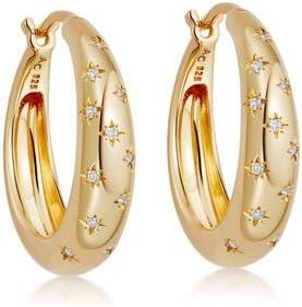 Astley Clarke Gold Celestial Tiny Star Hoop Earrings at Nordstrom