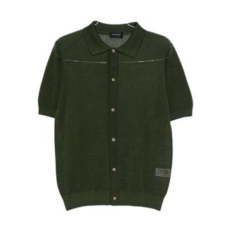 Tagliatore Polo Shirts, male, Green, Size: XL 0205 Shirts