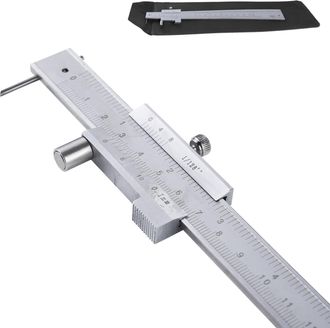 OEM Calibrador De Precisi&oacute;n De Acero Inoxidable De 0,1 Mm Calibrador De Marcado Grado Industrial, Accionamiento Paralelo Con Tornillo De Bloqueo