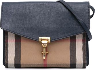 Burberry Pre-owned Burberry House Check Canvas and Leather Derby Macken Crossbody Ladies DT9N9UWSSVKEX5XX