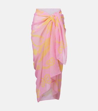 Cala de la Cruz Luana printed beach cover-up