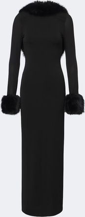 Nina Ricci Open-back jersey gown